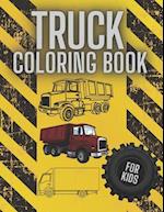 Truck Coloring Book for Kids