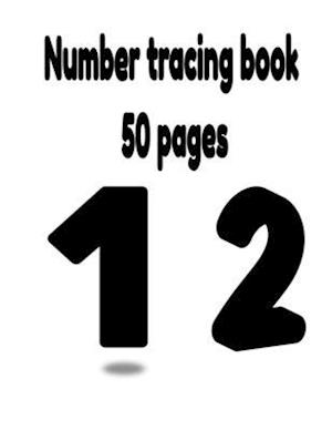 Number tracing book 50 pages 1 2