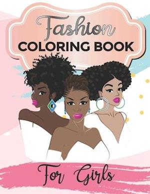 Fashion Coloring Book For Girls