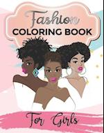 Fashion Coloring Book For Girls