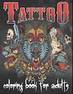 Tattoo Coloring Book For Adults