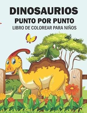 Dinosaurios Punto Por Punto Libro de Colorear para Niños