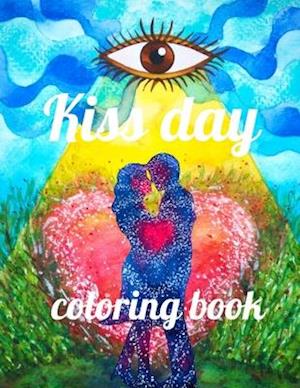 Kiss day coloring book