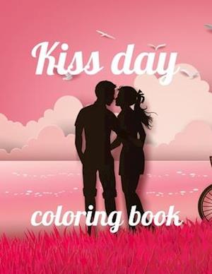 Kiss day coloring book