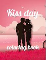 Kiss day coloring book