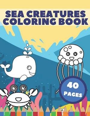 Sea Creatures Coloring Book