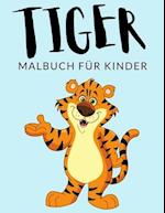 Tiger Malbuch Für Kinder