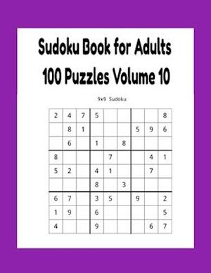 Sudoku Book for Adults 100 Puzzles Volume 10