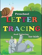 Preschool Letter Tracing And Coloring for kids