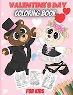 Valentine`s Coloring Book For Kids