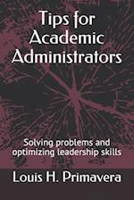 Tips for Academic Administrators