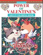 Power of Valentine's Adult Coloring Book