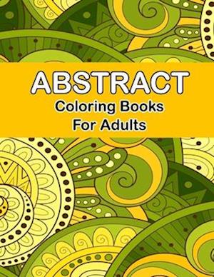 Abstract coloring books for adults