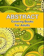 Abstract coloring books for adults