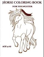 Horse Coloring Book for Youngsters