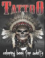 Tattoo Coloring Book For Adults