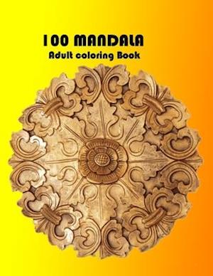 100 MANDALA Adult coloring Book