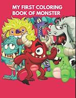 My First Coloring Book of Monster