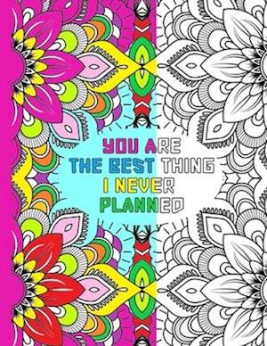 Coloring Book For Adults With Romantic Quotes