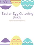 Easter Egg Coloring Book for kids and adult