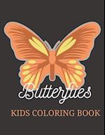 Butterflies Kids Coloring Book