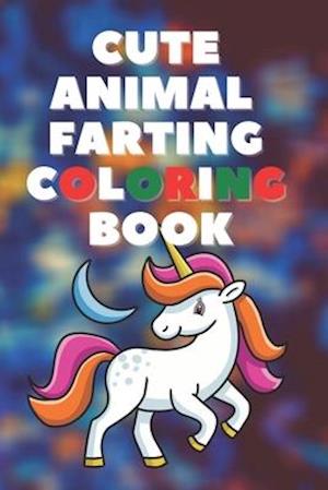 cute animal farting coloring book