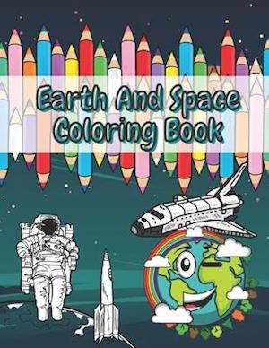 Earth and Space Coloring Book