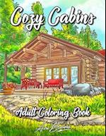 Cozy Cabins Coloring Book