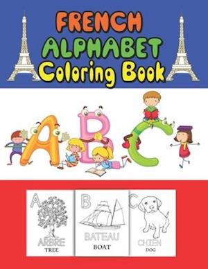 French Alphabet coloring book