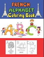 French Alphabet coloring book