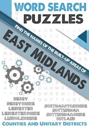 East Midlands - words search puzzle