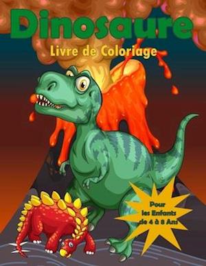 Dinosaure Livre de Coloriage Pour les Enfants de 4 à 8 Ans