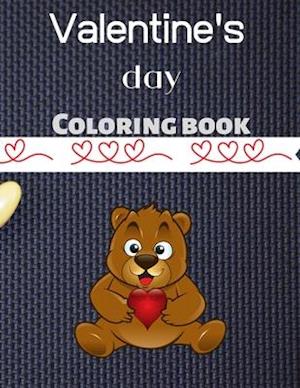 Valentine coloring book