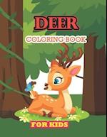 Deer Coloring Book For Kids