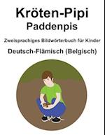 Deutsch-Flämisch (Belgisch) Kröten-Pipi / Paddenpis Zweisprachiges Bildwörterbuch für Kinder