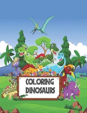 Coloring dinosaurs