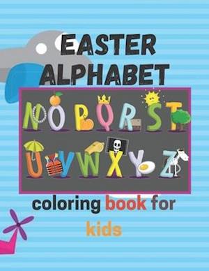 easter alphabet coloring book for kids