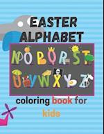 easter alphabet coloring book for kids