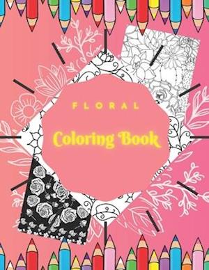 Floral Coloring Book