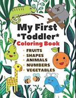 My First Toddler Coloring Book