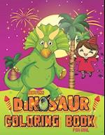 Dinosaur dover coloring book for Girl