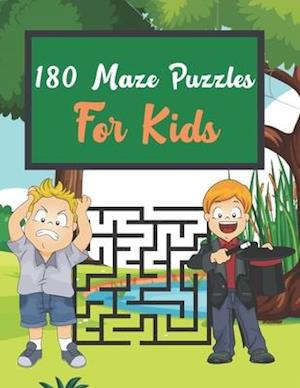 180 Maze Puzzles For Kids
