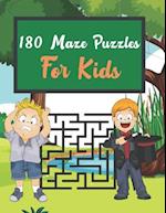 180 Maze Puzzles For Kids