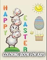 Happy Easter Coloring Book For Kids