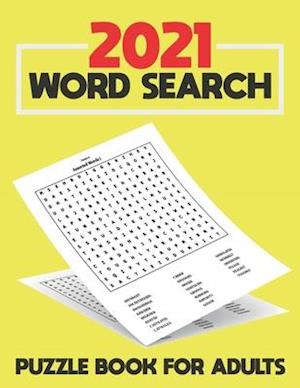 2021 Word Search Puzzle Book For Adults