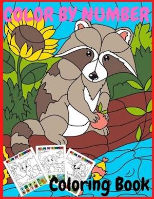 Color by number coloring book