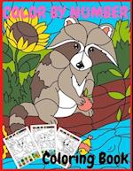 Color by number coloring book