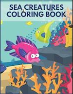 Sea Creatures Coloring Book