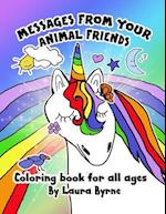 The Messages From Your Animal Friends Coloring Book