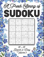 A Fresh Spring of Sudoku 16 x 16 Round 2: Easy Volume 1: Sudoku for Relaxation Spring Puzzle Game Book Japanese Logic Sixteen Numbers Math Cross Sums 